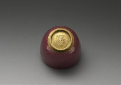 图片[2]-Gold cup with painted enamel decor, Qing dynasty, Qianlong reign (1736-1795)-China Archive